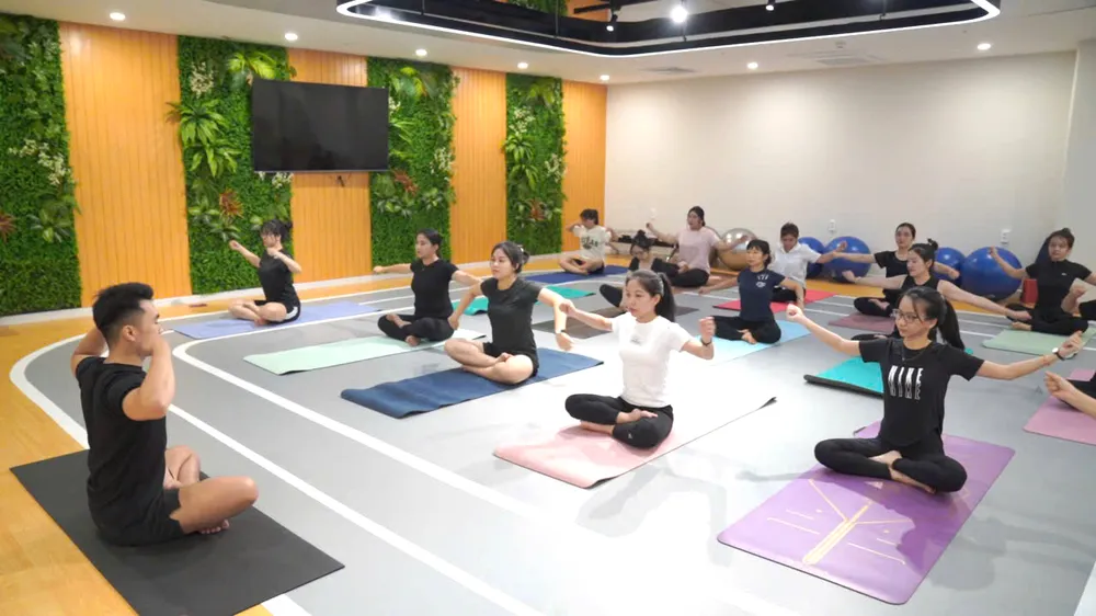 Công ty TNHH Điện tử Samsung HCMC CE Complex tổ chức nhiều hoạt động nâng cao sức khỏe cho người lao động. ẢNH: HỒNG ĐÀO