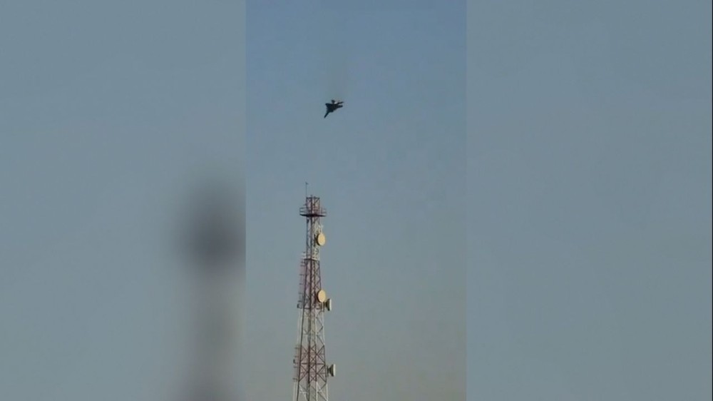 美军战机坠毁。图自CNN