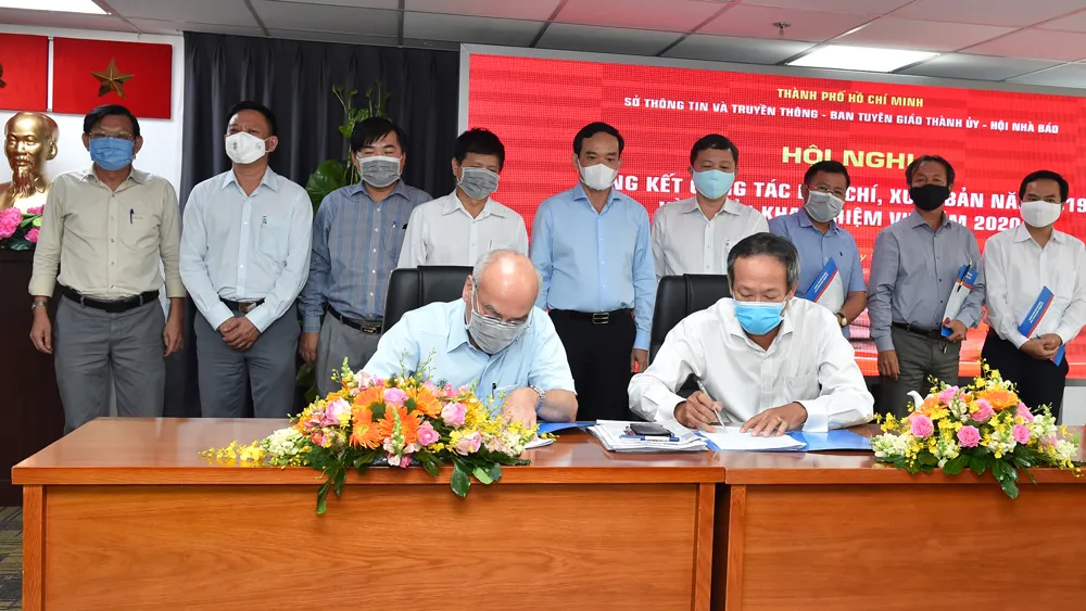 Phó Bí thư Thường trực Thành ủy TPHCM Trần Lưu Quang: Sẽ quan tâm, hỗ trợ các cơ quan báo chí  ảnh 4