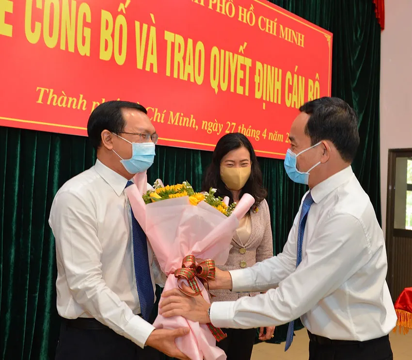 Đồng chí Lâm Đình Thắng giữ chức Bí thư Quận ủy Quận 9 ảnh 2