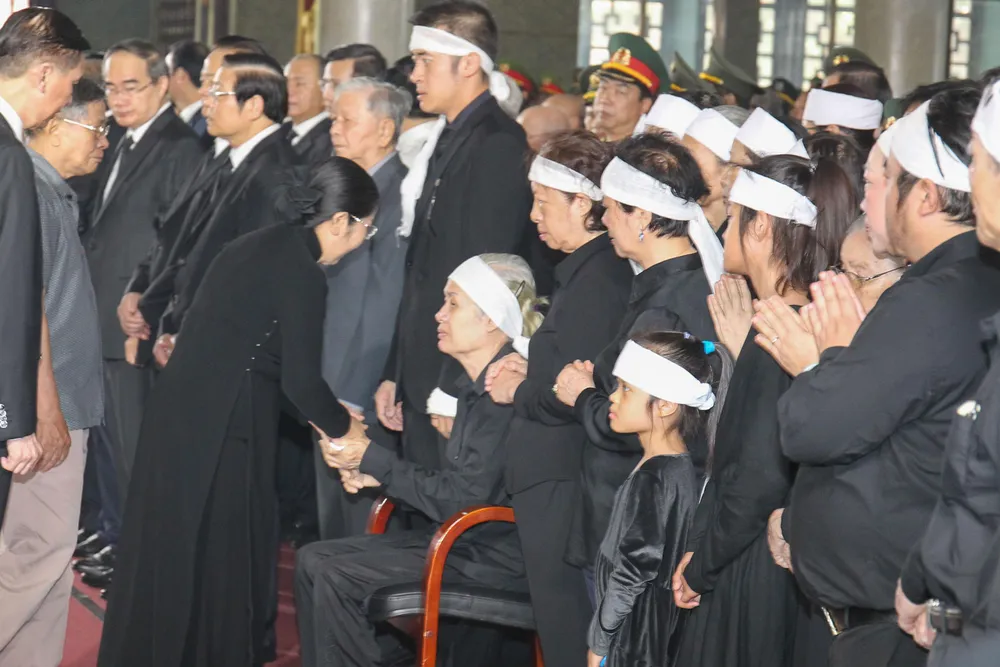 Tiễn đưa huyền thoại tình báo Trần Quốc Hương về nơi an nghỉ cuối cùng ảnh 5