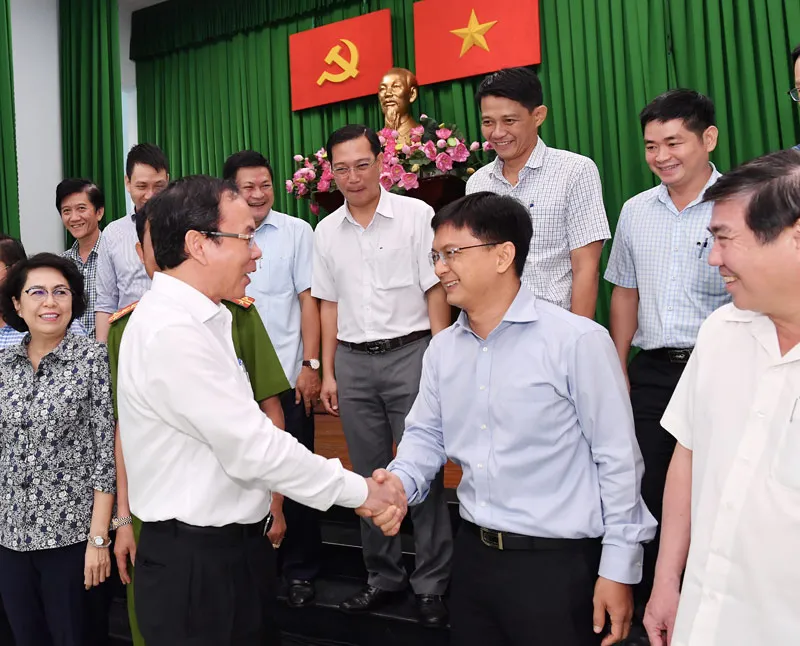 Bí thư Thành ủy TPHCM: Quận Thủ Đức bước sang giai đoạn phát triển mới với tâm thế mới, nhiệm vụ mới ảnh 1