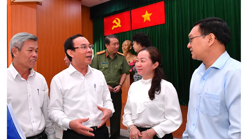 Bí thư Thành ủy TPHCM Nguyễn Văn Nên: “Giải quyết công việc trôi chảy phục vụ người dân“ ảnh 6