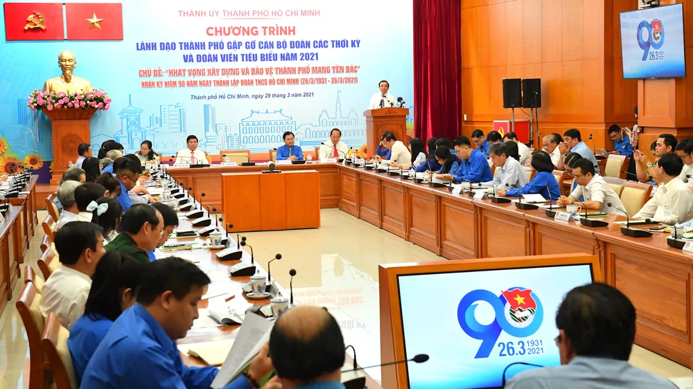 Đồng chí Nguyễn Văn Nên chia sẻ đầy xúc động, truyền cảm hứng cho thanh niên TPHCM ảnh 1