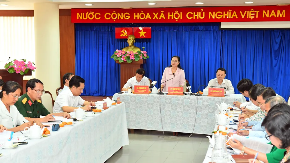 Tập trung tối đa, đảm bảo tiến độ công tác chuẩn bị bầu cử ảnh 3