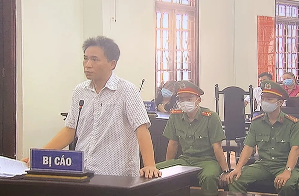 Bị cáo Quách Duy tại tòa