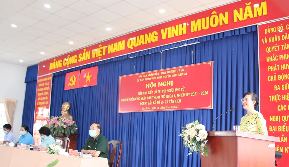 Cử tri gửi gắm ứng cử viên đại biểu HĐND TPHCM: Nói được, làm được ảnh 3