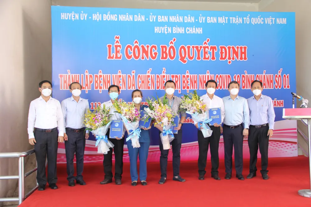 Huyện Bình Chánh đưa vào hoạt động bệnh viện dã chiến 1.000 giường ảnh 1
