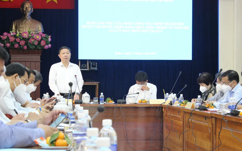 Quận 5 cần đầu tư phát triển những cơ sở y tế, giáo dục hiện có ảnh 1