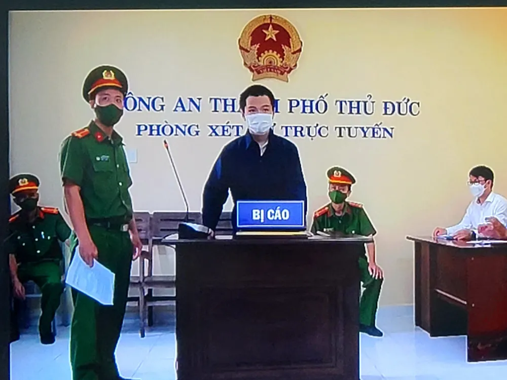 Phiên tòa đầu tiên xét xử trực tuyến tại TPHCM ảnh 2
