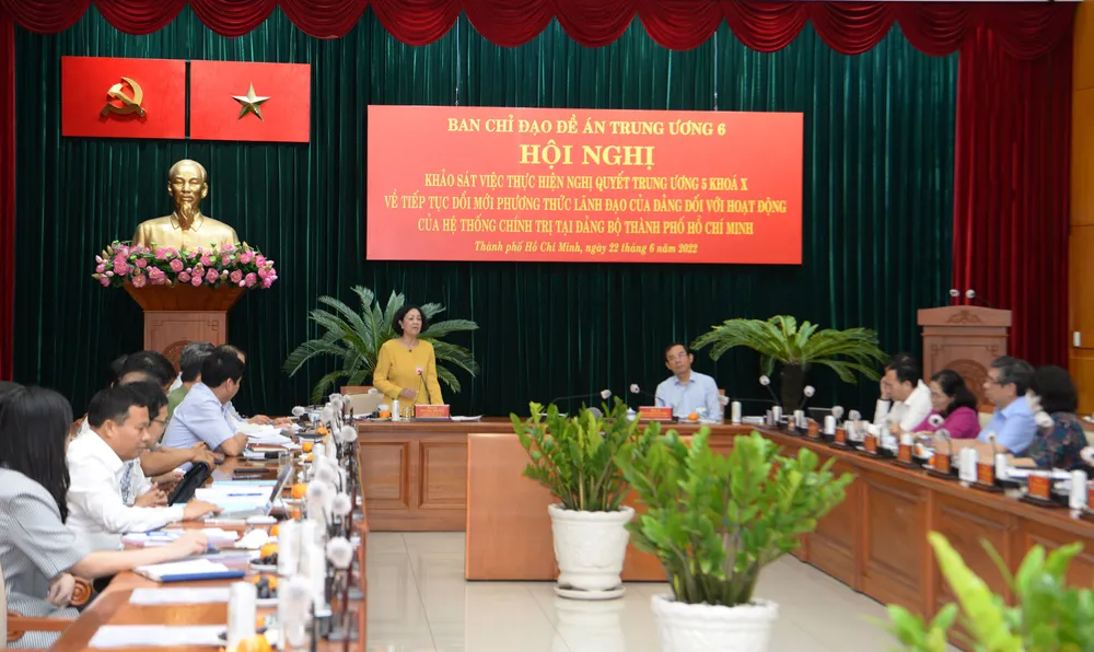 Trưởng Ban Tổ chức Trung ương Trương Thị Mai: Sẽ phân cấp, phân quyền mạnh hơn cho TPHCM về biên chế ảnh 5