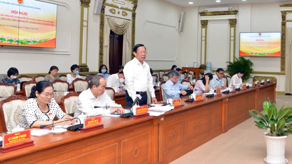 Đại biểu Quốc hội góp ý tổng kết Nghị quyết 54 ảnh 1