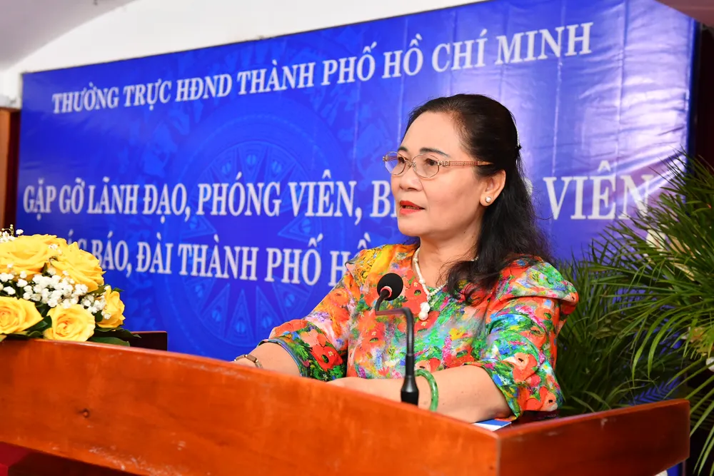 Thường trực HĐND TPHCM gặp gỡ các cơ quan báo chí thành phố ảnh 2