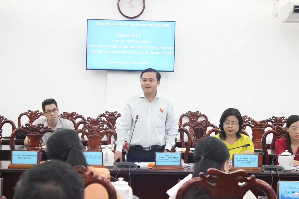 Huyện Bình Chánh: Hơn 27,2 tỷ đồng chăm lo tết  ảnh 4