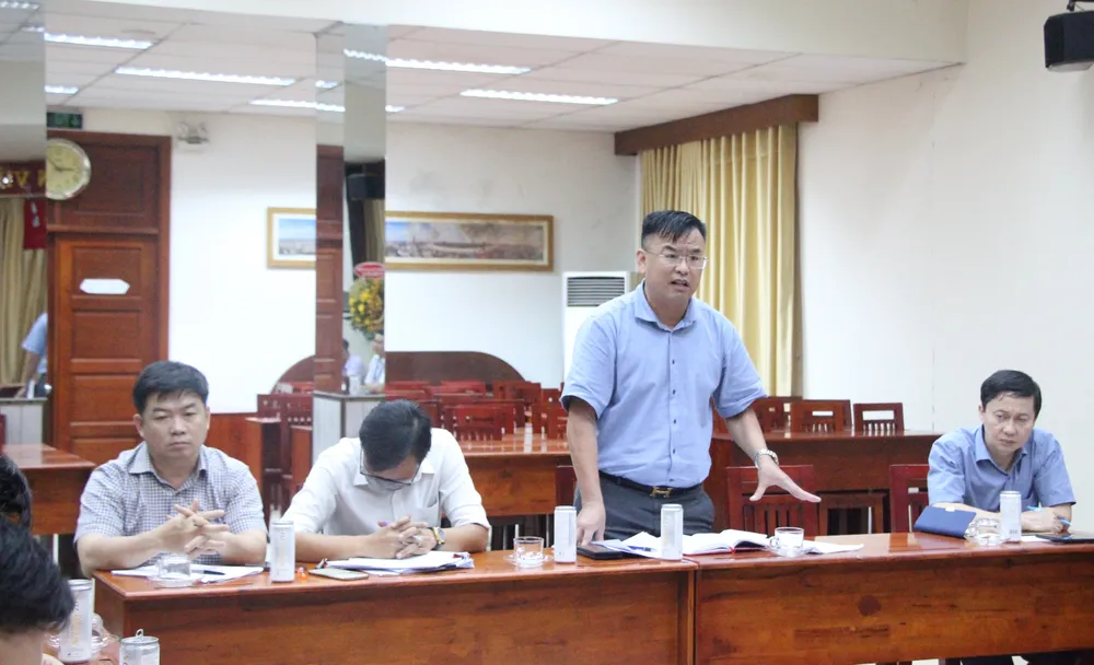 Ông Nguyễn Hải An, Chủ tịch HĐTV Công ty Cây trồng phát biểu. Ảnh: MAI HOA