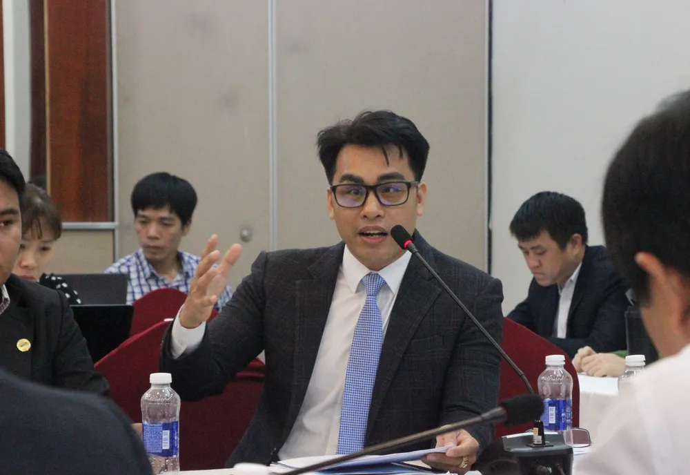 Ông Nguyễn Văn Được, Ủy viên Thường trực Hội tư vấn thuế Việt Nam phát biểu. Ảnh: MAI HOA Ông Nguyễn Văn Được, Ủy viên Thường trực Hội tư vấn thuế Việt Nam phát biểu. Ảnh: MAI HOA