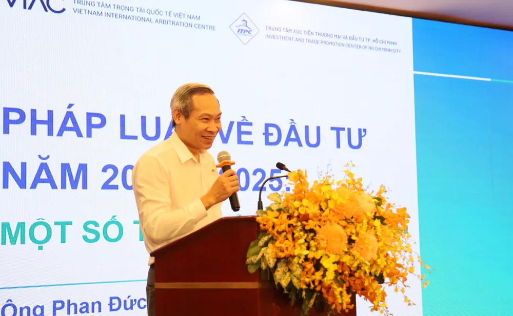 Ông Phan Đức Hiếu - Ủy viên Thường trực Uỷ ban Kinh tế Quốc hội, Trọng tài viên Trung tâm Trọng tài Quốc tế Việt Nam (VIAC)...JPG