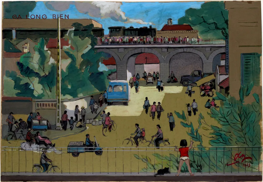 Hà Nội xưa qua tác phẩm của Lê Văn Xương ảnh 3