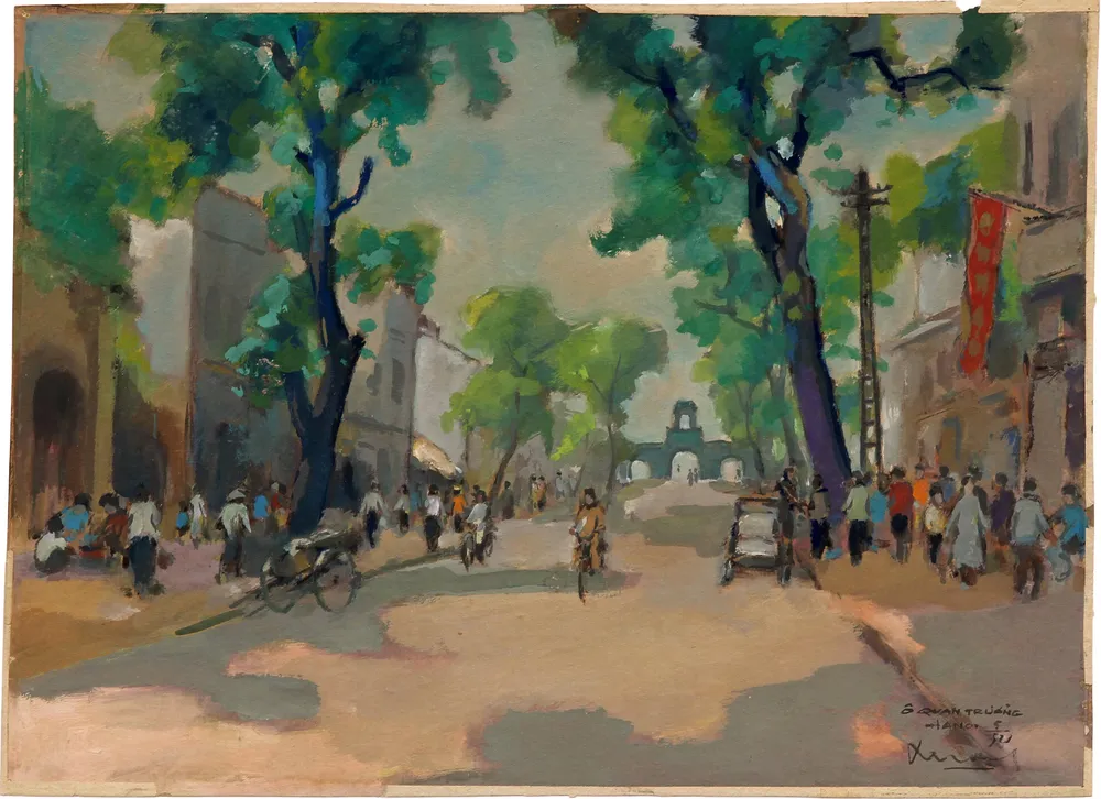 Hà Nội xưa qua tác phẩm của Lê Văn Xương ảnh 4