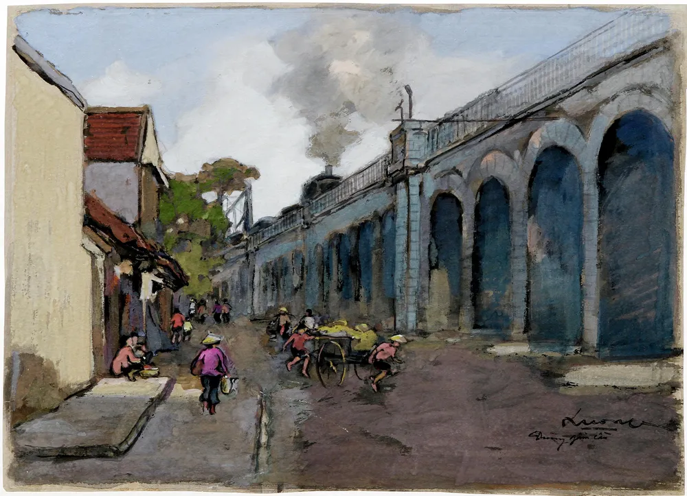 Hà Nội xưa qua tác phẩm của Lê Văn Xương ảnh 5