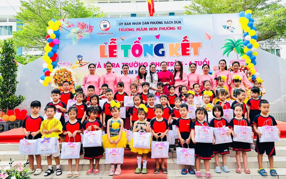 Trường Mầm non Phường 10 được đổi tên thành Trường Mầm non Ánh Sao.