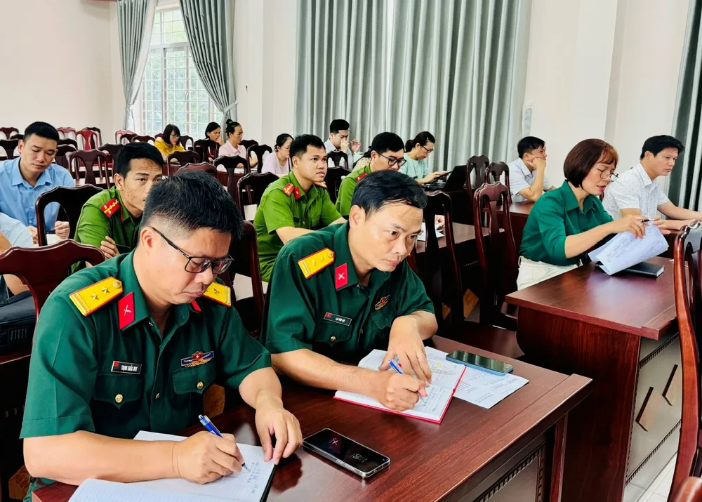 Các học viên tham dự tập huấn.