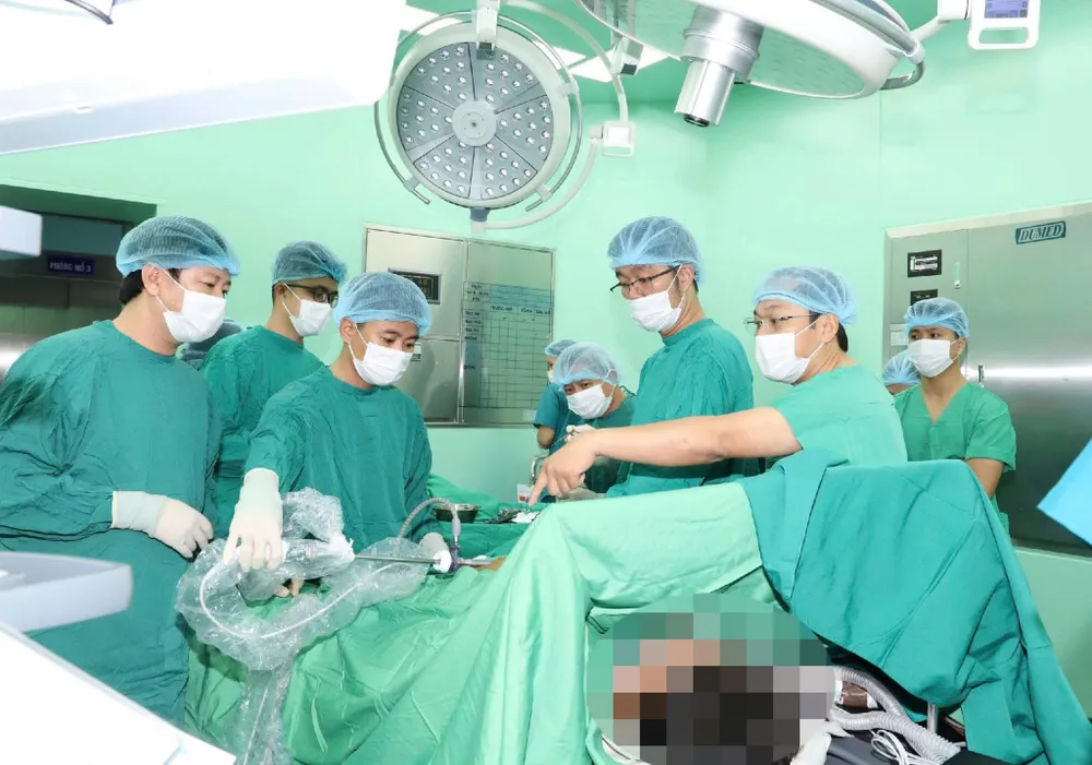 Ca phẫu thuật có sự phối hợp của 2 bệnh viện.