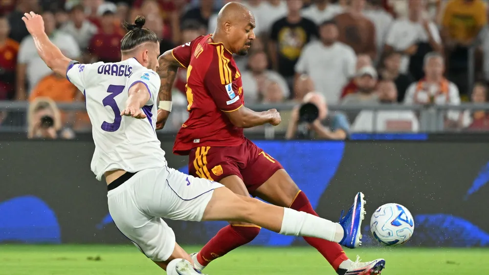 Malen ghi 3 bàn cho AS Roma. Ảnh: THX