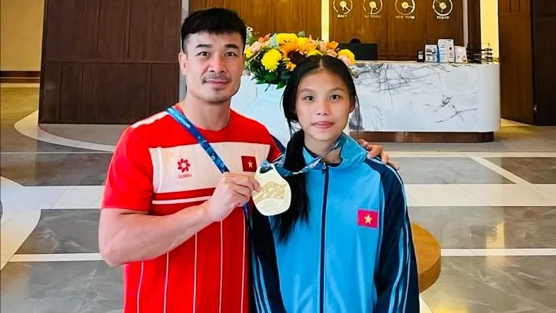 Tuyển thủ Lò Thị Hồng sẽ có cơ hội thi đấu Olympic trẻ 2026 vào tháng 10 (Ảnh: NGUYỄN THẾ)