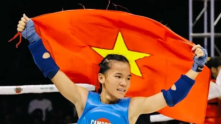 Võ sĩ kun khmer Việt Nam tập trung chuẩn bị để thi đấu Giải vô địch châu Á 2026 trên sân nhà (Ảnh: N.TRUNG)