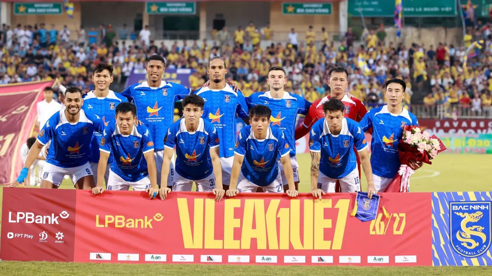 Bắc Ninh đã có trận đầu tiên tại V-League. ẢNH: XUÂN THỦY 