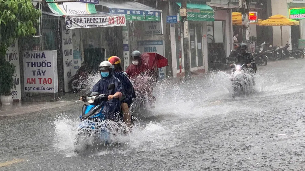 Cần đề phòng mưa lớn kết hợp triều cường cao gây ngập úng ở những nơi trũng thấp