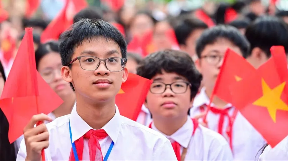 Chính phủ đề ra mục tiêu tỷ lệ học sinh được cung cấp kỹ năng số đạt 95% vào năm 2035. Ảnh: ĐỖ TRUNG