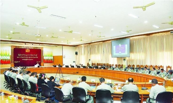 缅甸联邦选举委员会会议。