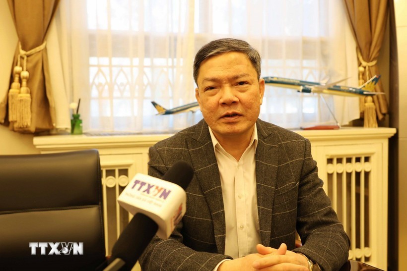 越南驻中国商务参赞农德来。 图自越通社