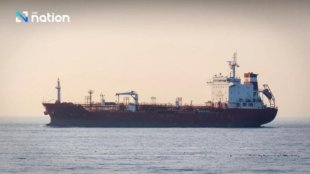 泰国一艘油船。