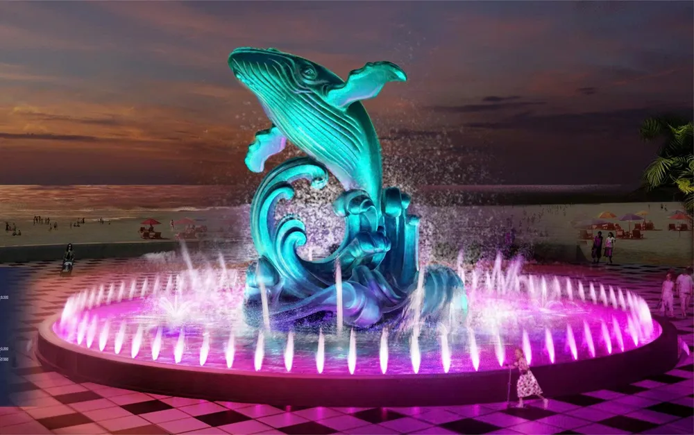 Hoàn thành biểu tượng Cá Ông bằng đồng nặng 40 tấn