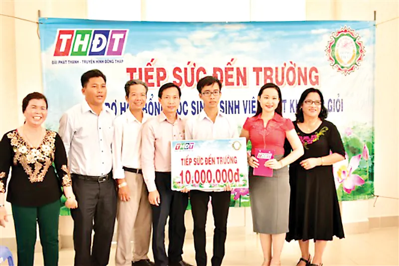 Một số hoạt động từ thiện của Công ty XSKT Đồng Tháp trong tháng 9-2019 ảnh 2