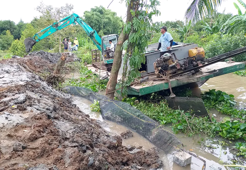 ĐBSCL dốc lực ứng phó triều cường ảnh 2