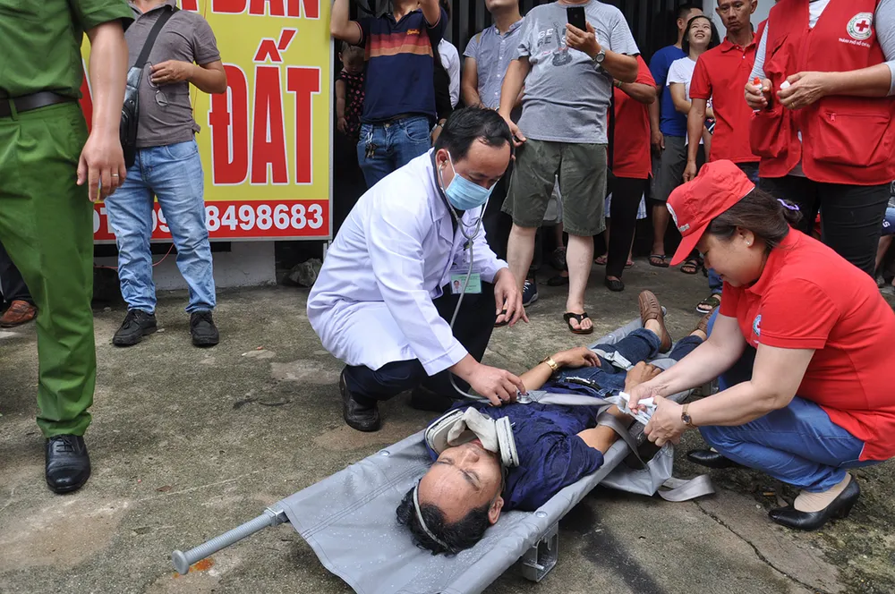 Rèn luyện kỹ năng qua diễn tập PCCC ảnh 3