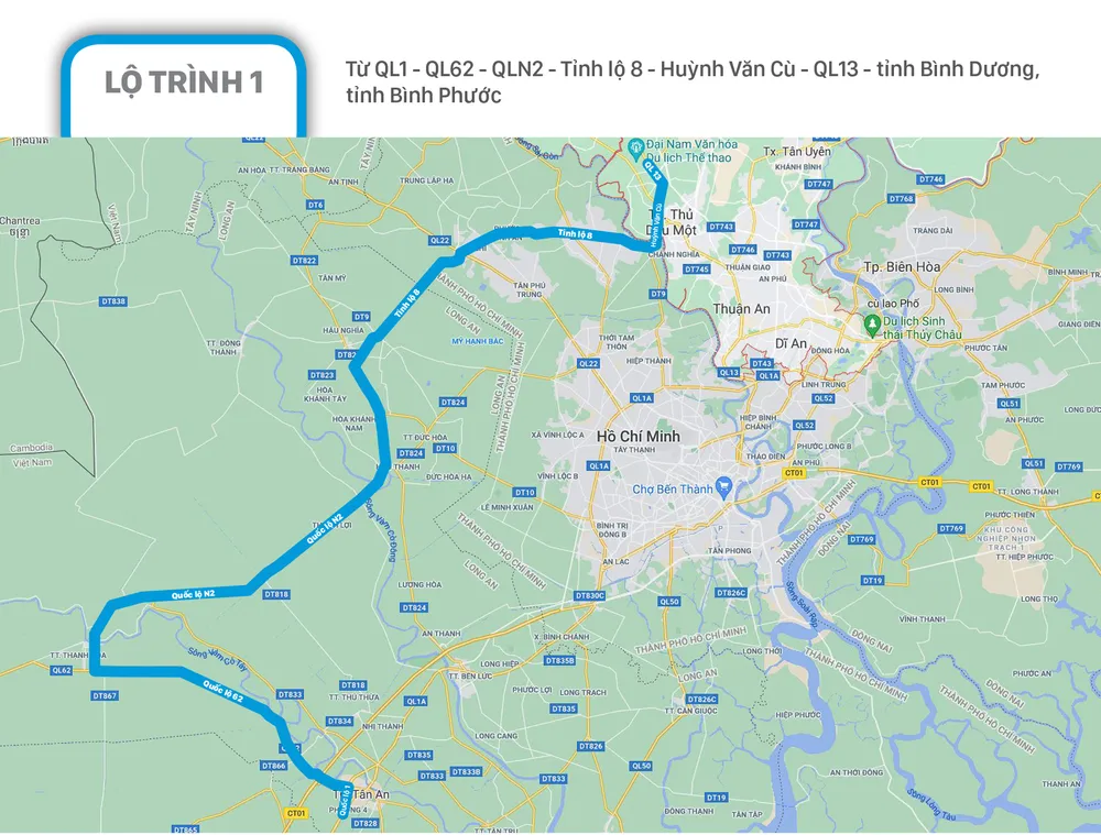 Phân luồng giao thông các phương tiện lưu thông quá cảnh TPHCM ảnh 2