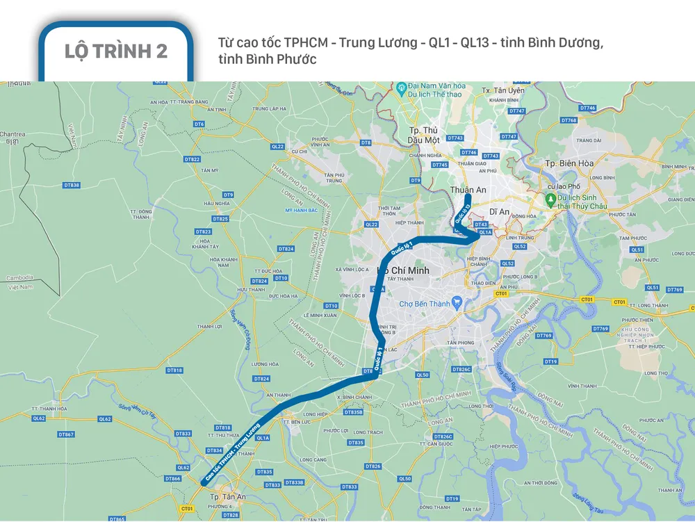 Phân luồng giao thông các phương tiện lưu thông quá cảnh TPHCM ảnh 3