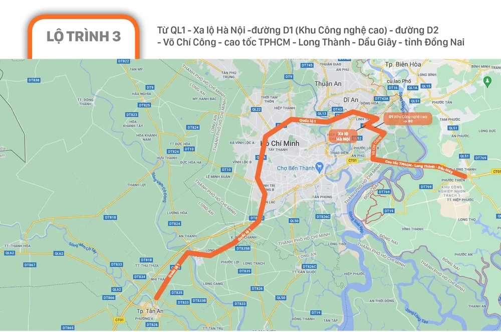 Phân luồng giao thông các phương tiện lưu thông quá cảnh TPHCM ảnh 7