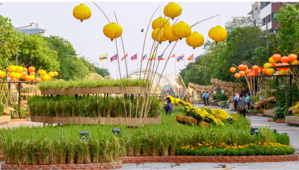 Đường hoa Nguyễn Huệ 2022: Độc đáo, mới lạ ảnh 13