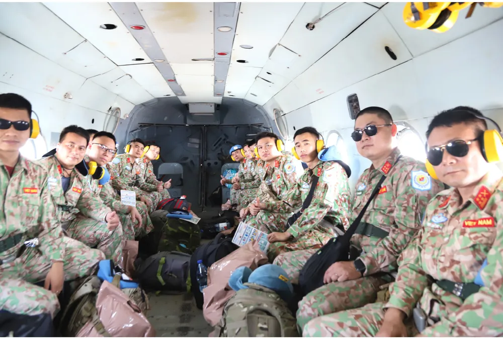 Những hình ảnh đầu tiên Đoàn tiền trạm Đội Công binh số 1 của Việt Nam tại khu vực Abyei ảnh 4