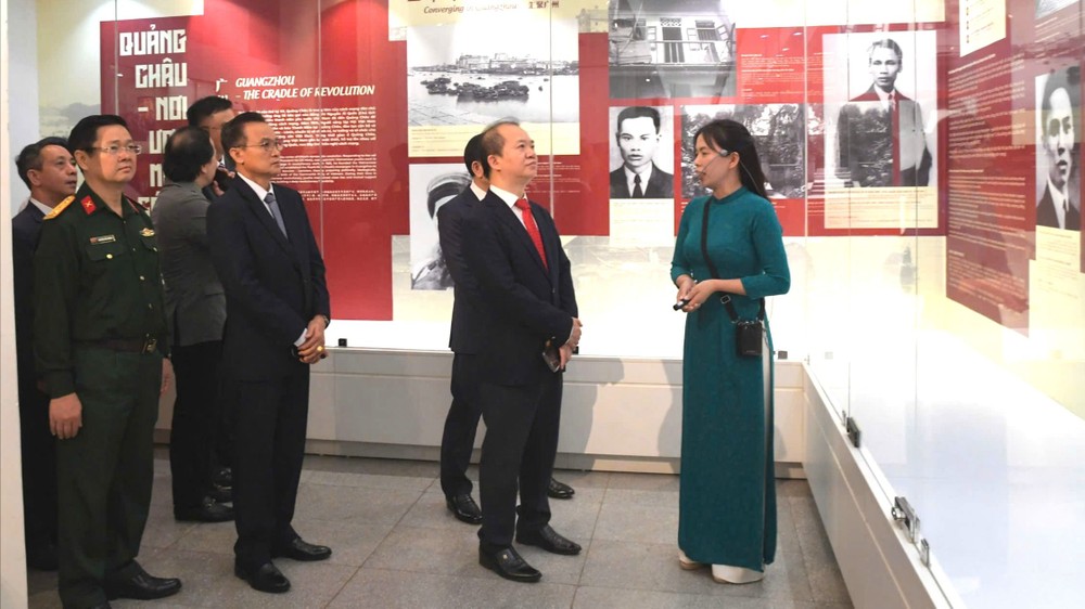 专题展览“革命情谊——参加广州起义的越南同志”。图：香莲