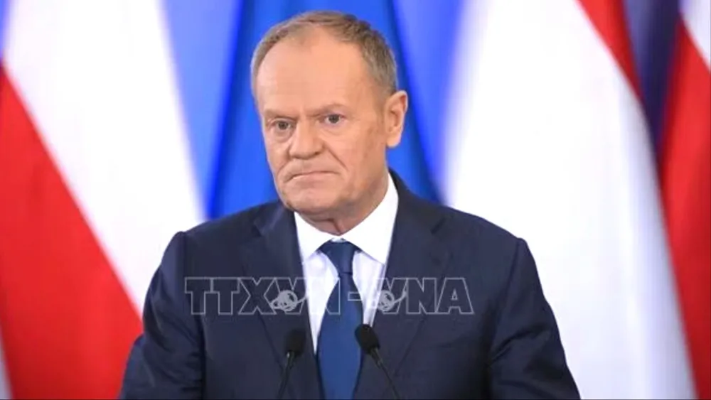 Thủ tướng Ba Lan Donald Tusk. PAP/ TTXVN