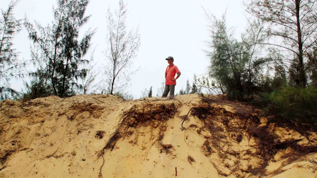 Kiểm điểm Phó giám đốc Sở TN-MT, Chủ tịch xã để DN moi rút titan trái phép 