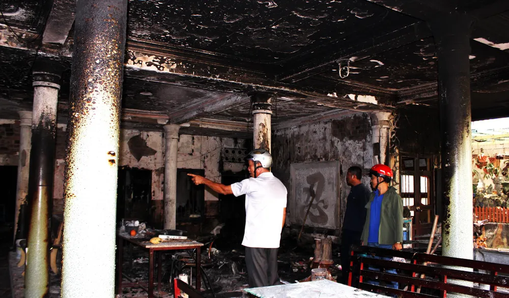 Ngôi chùa 55 tuổi ở Phú Yên bị lửa thiêu rụi ảnh 2