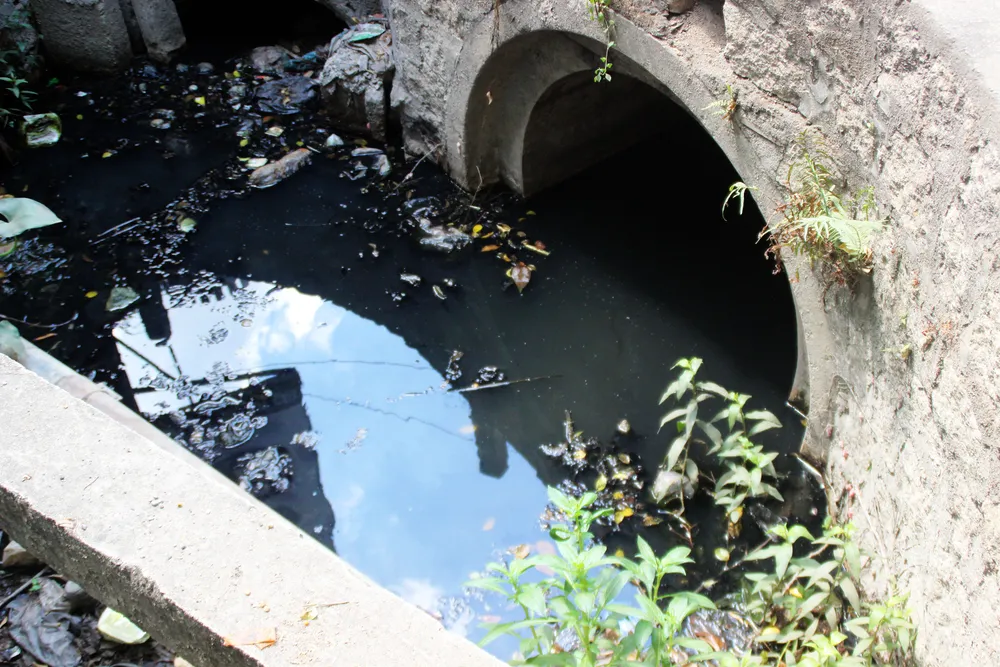 Cả chục năm phải sống khổ sở với dòng nước đen ngòm ảnh 2